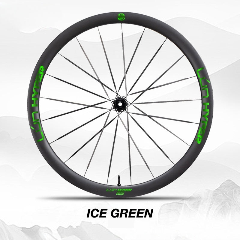 Infinity Logo Decals for Lún HYPER 5 D40 Gen 5 Wheelset | Waterproof Rim Overlay Stickers(Complete Decal Set for Two Wheels + Spare Decals Included)