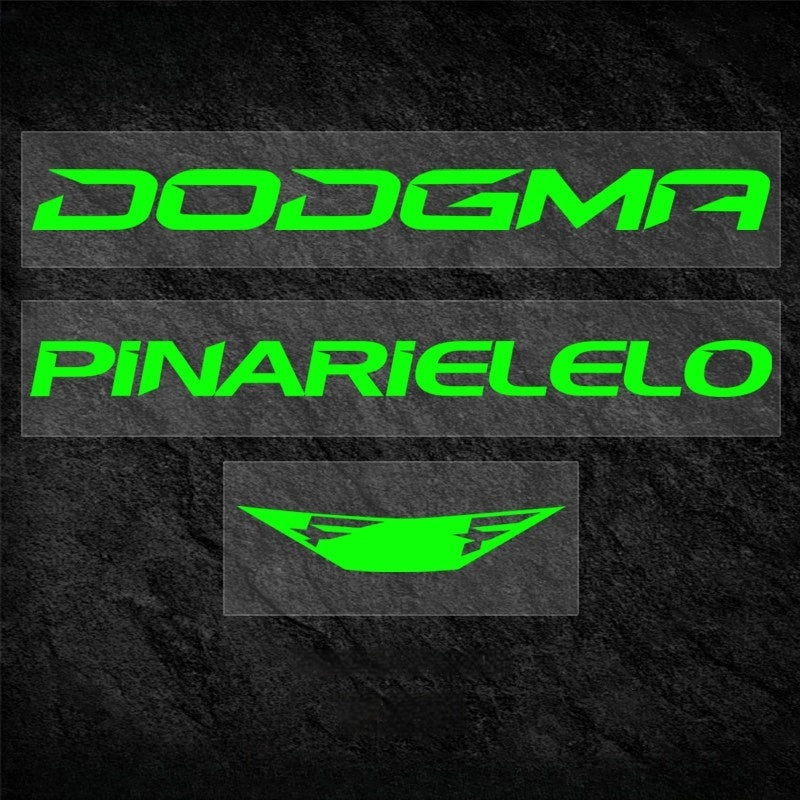 PINARELLO DOGMA F 2025/2026 Frame Logo Cover Decal Kit | 430–575mm | OEM Logo Overlay Stickers | Waterproof Vinyl Bike Frame Decals