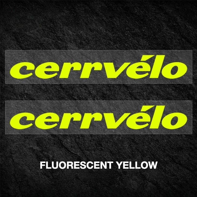 Custom OEM Logo Decals for 2026 Cervélo S5 Road Bike Frame | Waterproof Overlay Stickers