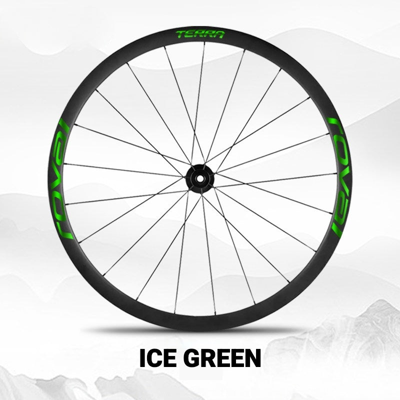 ROVAL TERRA Wheel Decal Kit | Custom Color Logo Stickers for Gravel & Road Bike Wheels