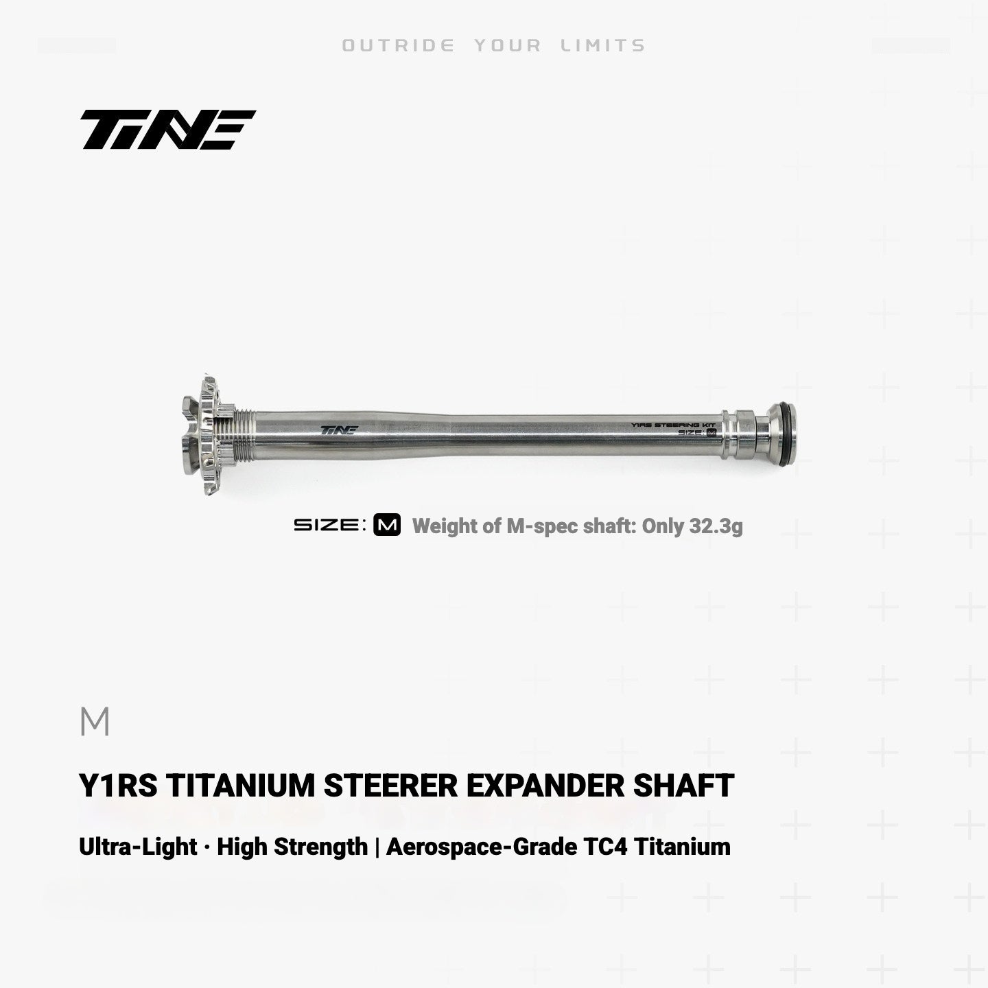 TiNE Ultra-Light Titanium Compression Plug Shaft for Colnago Y1RS | Steerer Upgrade