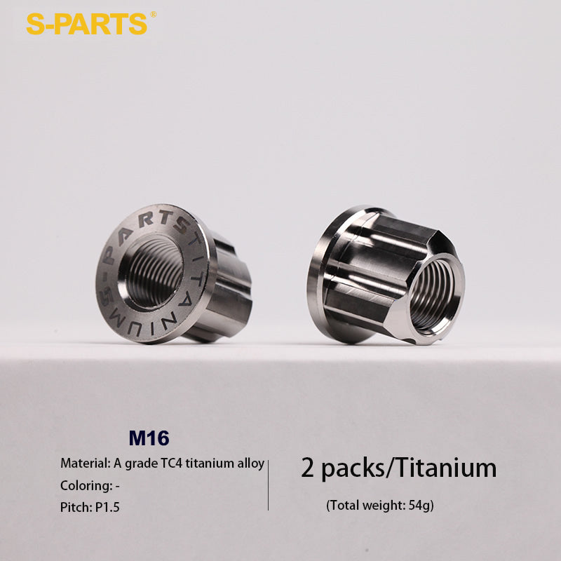 S-parts A3 series M16/18/20 titanium alloy rotor motor nuts electric motorcycle