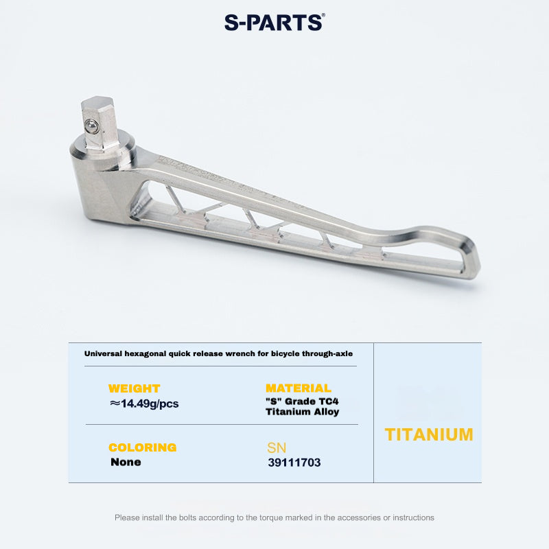 S-PARTS Titanium Quick-Release Thru Axle Set for Pinarello (24 Models) – 57.99g Ultra-Light | Multiple Anodized Colors