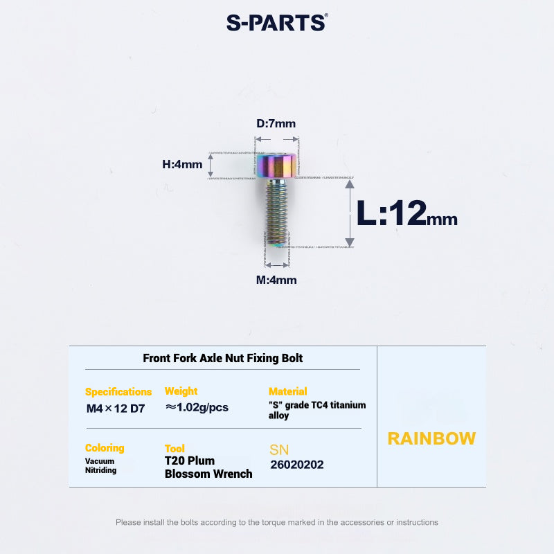 Cervélo S5 Titanium Bolt Kit – Full Frame Lightweight Upgrade Set | CNC TC4 Ti Bolts for Cervélo S5