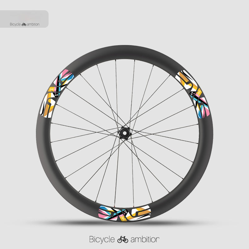 ENVE SES 4.5 Rainbow & World Championship Wheel Decal Set | Front 4.5 & Rear 5.6 Stickers | For Pogacar Style Custom Rims