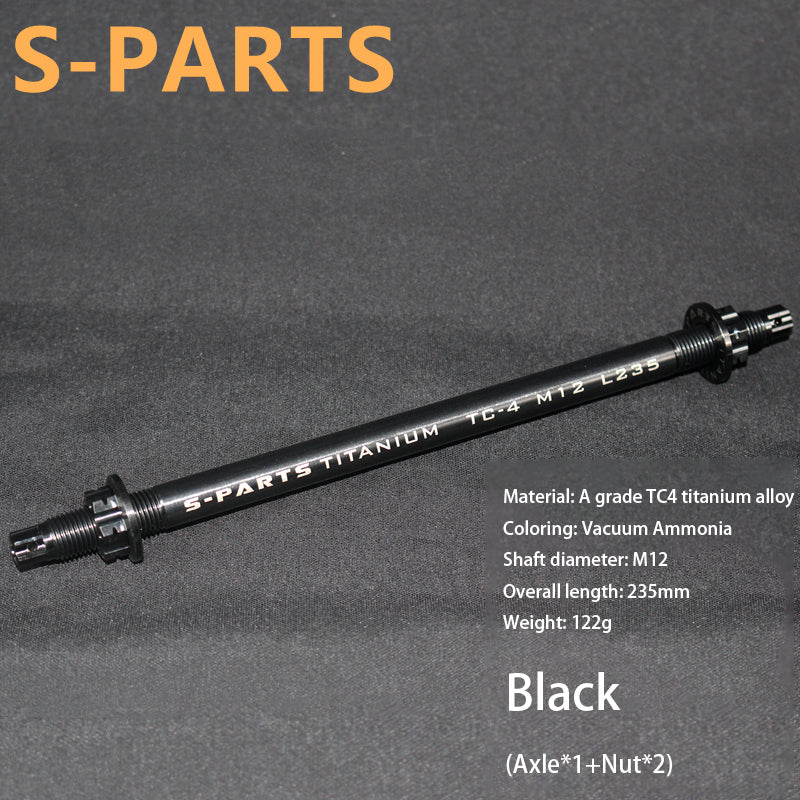 S-parts Nucleo assale anteriore in lega di titanio M12 260/280mm Auto elettrica Stan assale anteriore assale centrale