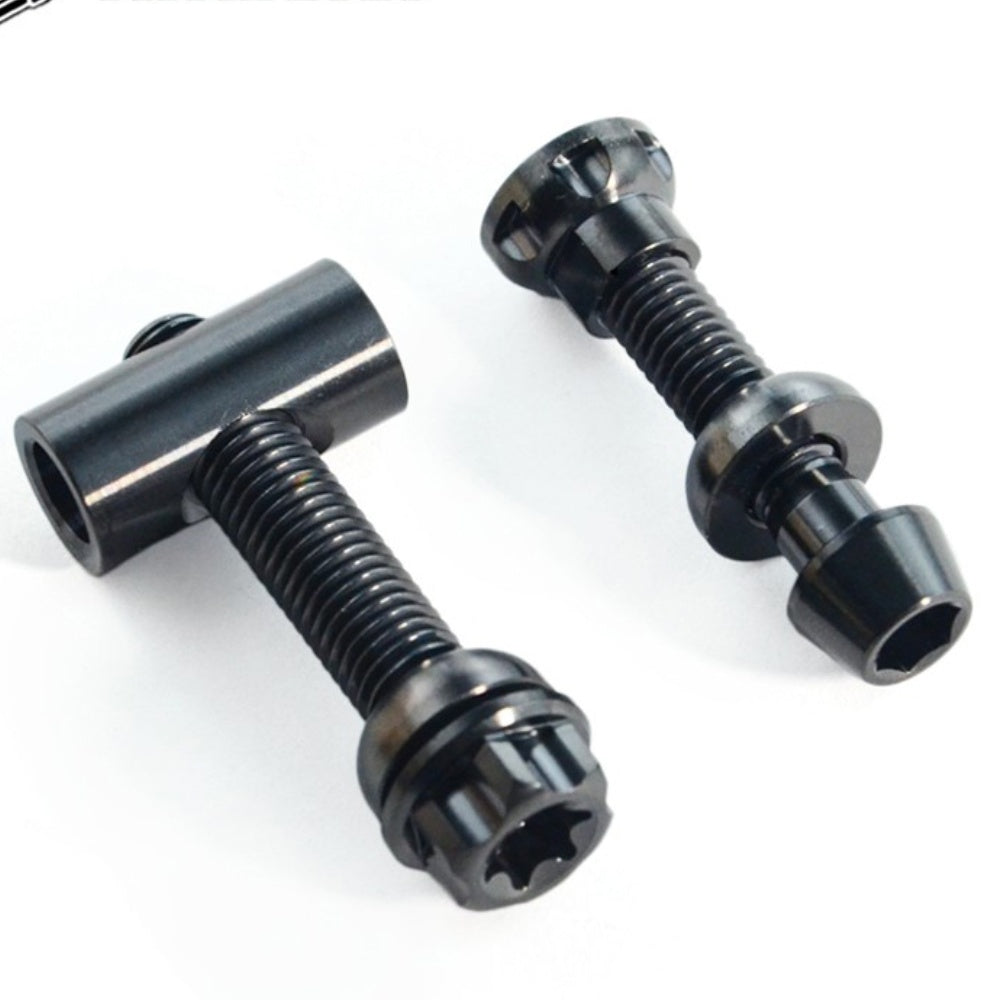 Titanium Seatpost Repair Bolt Kit – Cylindrical, Conical, Flanged & Raised Head | M5 M6 M7 Sizes | Compatible with Specialized Tarmac SL8, Giant TCR, Darimo Seatposts, Pinarello Dogma, and Propel (PP)