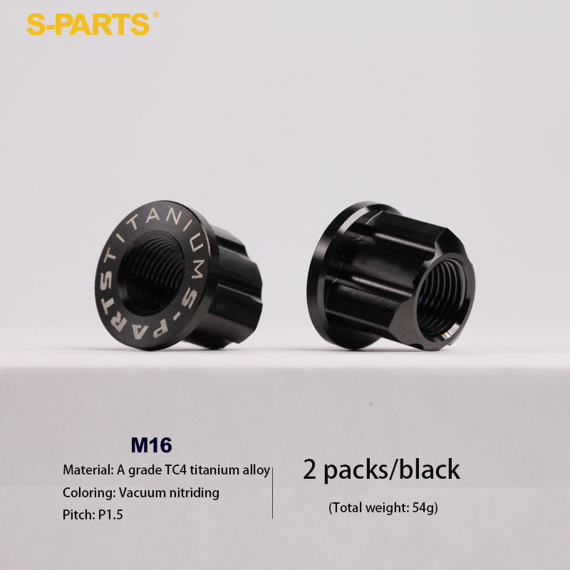 S-parts A3 series M16/18/20 titanium alloy rotor motor nuts electric motorcycle