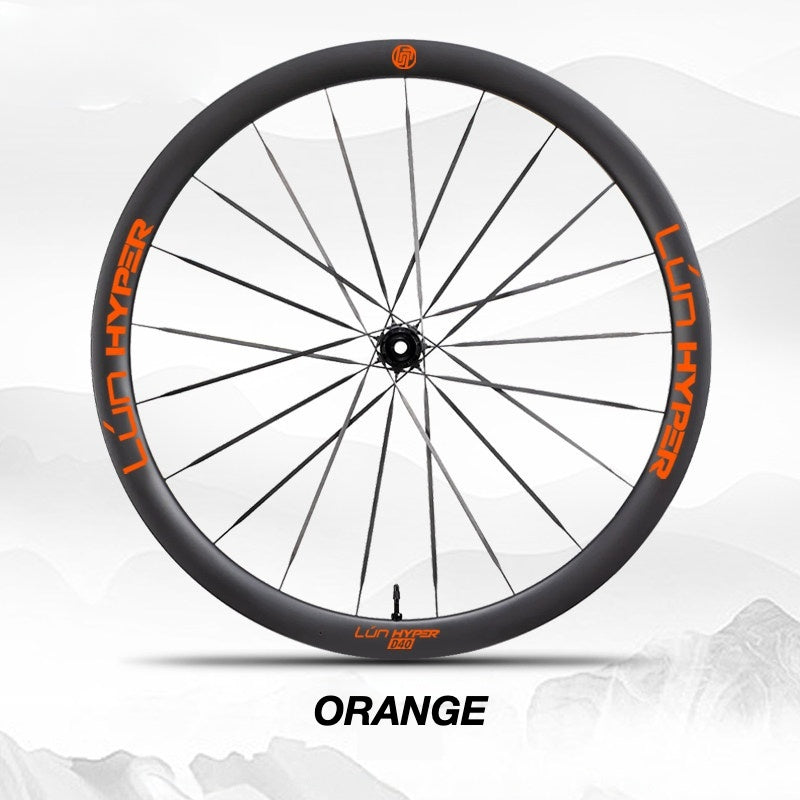 Infinity Logo Decals for Lún HYPER 5 D40 Gen 5 Wheelset | Waterproof Rim Overlay Stickers(Complete Decal Set for Two Wheels + Spare Decals Included)