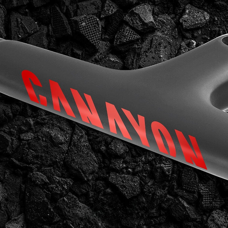 Road Bike Frame Decal Kit | Down Tube Decals ×2 + Integrated Handlebar Decal | Compatible with Canyon Aeroad CFR / CF SLX / CF SLX 8