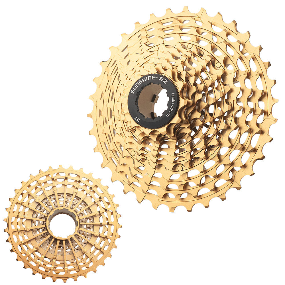 SUNSHINE Road Bike 11 / 12 Speed SLR Ultralight Color Cassette 11-36T HG Freehub 7075 Alloy