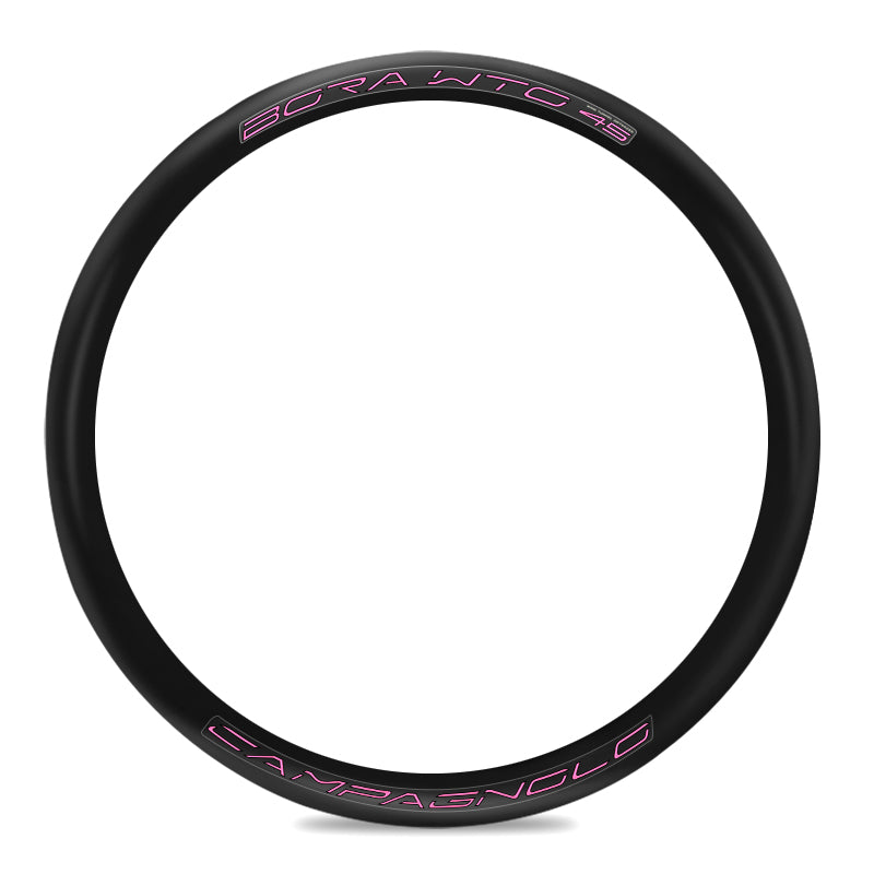 BORA WTO 45 DISC Wheel Decal Set – Custom Campagnolo Rim Stickers | Waterproof 3M Adhesive | Multiple Colors Available