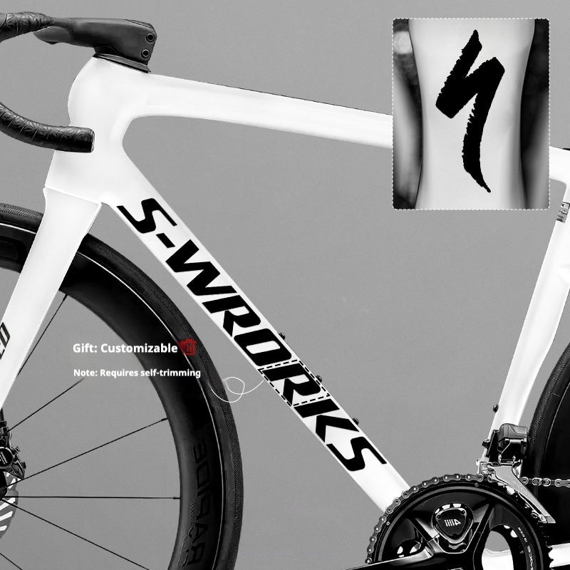 Tarmac SL8 Logo Decal Stickers – 2 Down Tube + 1 Head Tube for Specialized S-WORKS