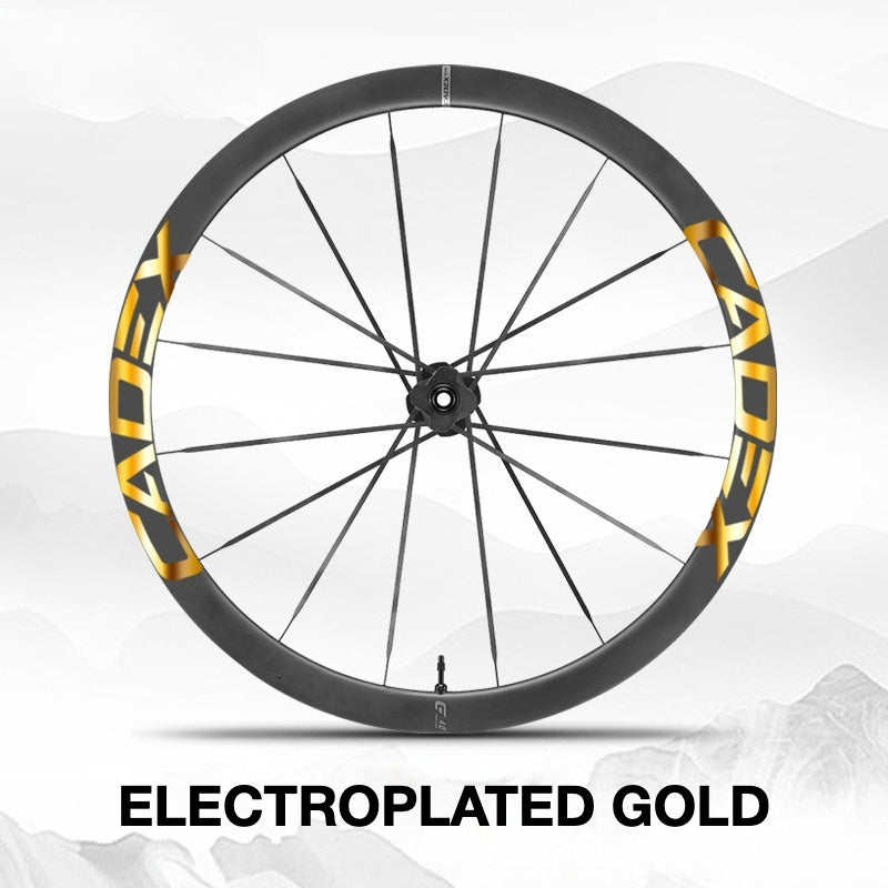 Cadex MAX 40 Wheel Decal Sticker Kit – Logo Cover & Color Customization