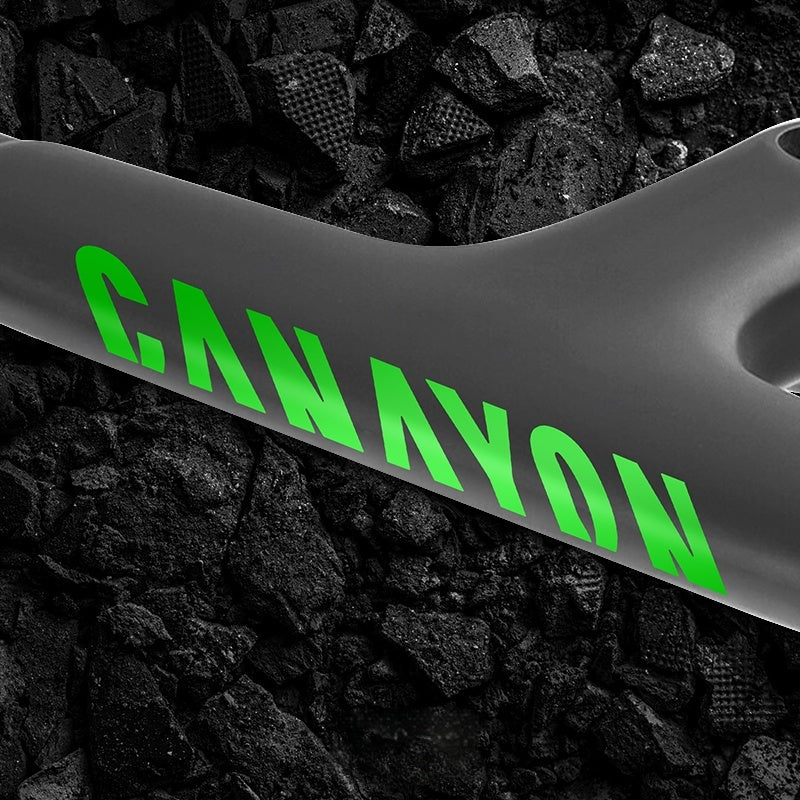 Canyon AEROAD CF SLX 8 Road Bike Handlebar Logo Stickers | Waterproof Color Change Decals