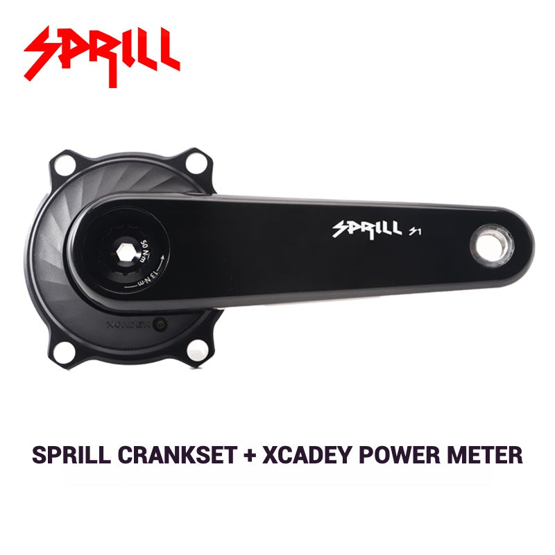 SPRILL High-Strength Carbon Road Crankset | Ultra-Lightweight | EASTON-Compatible with XCADEY Gen2 Power Meter