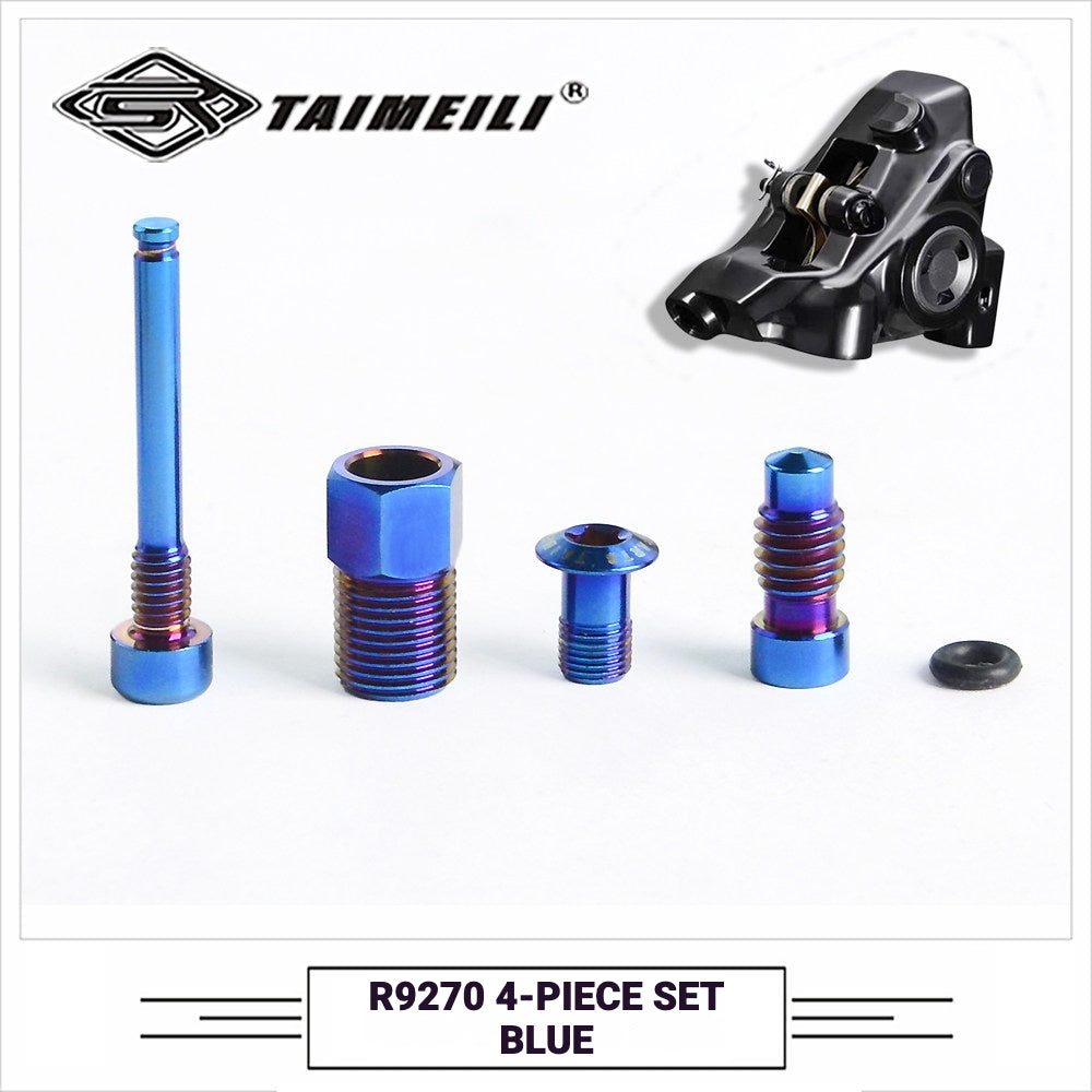 TAIMEILI Titanium Bolt Kit for Shimano R9270 Single Brake Caliper