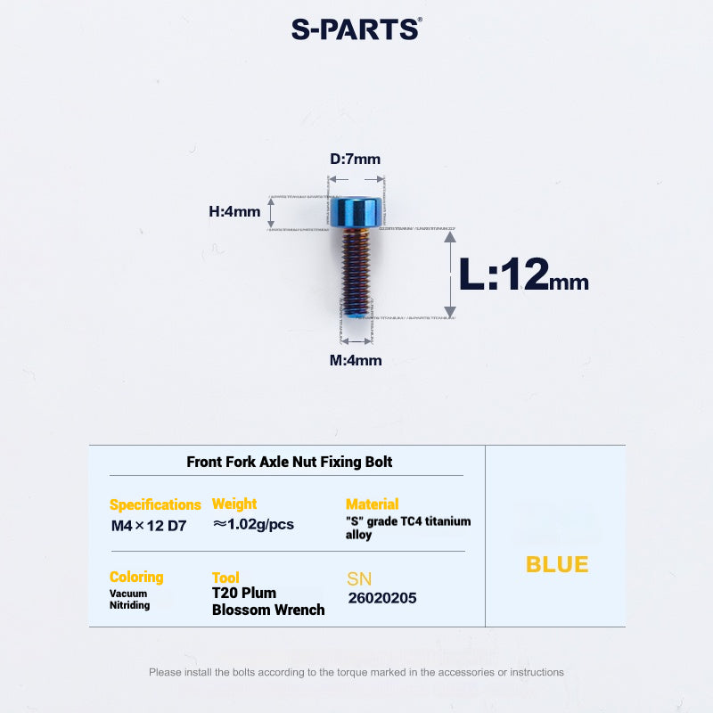 Cervélo S5 Titanium Bolt Kit – Full Frame Lightweight Upgrade Set | CNC TC4 Ti Bolts for Cervélo S5