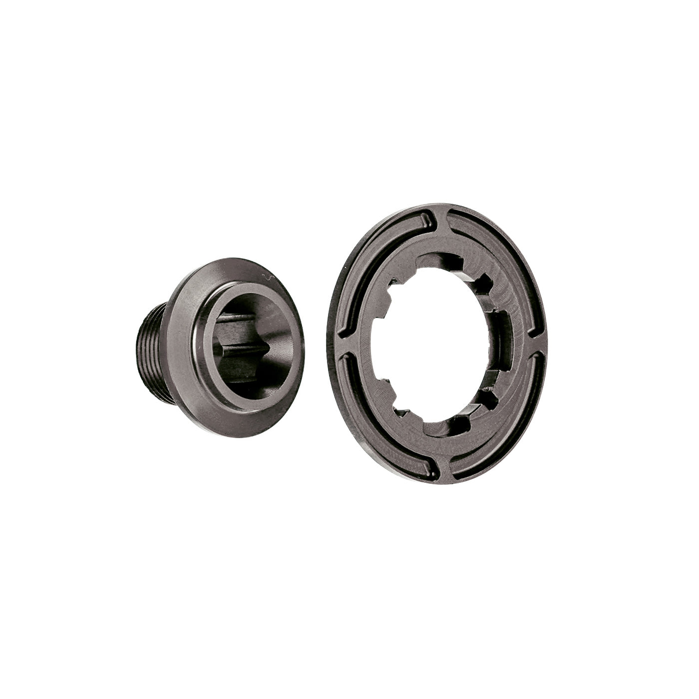 Chaser Ultra-Light Aluminum Crank Bolt Kit for Cybrei GP-3|Chainring Fixing Bolt & Anti-Loosening Cap Set (with Aerodynamic Dust Cap)