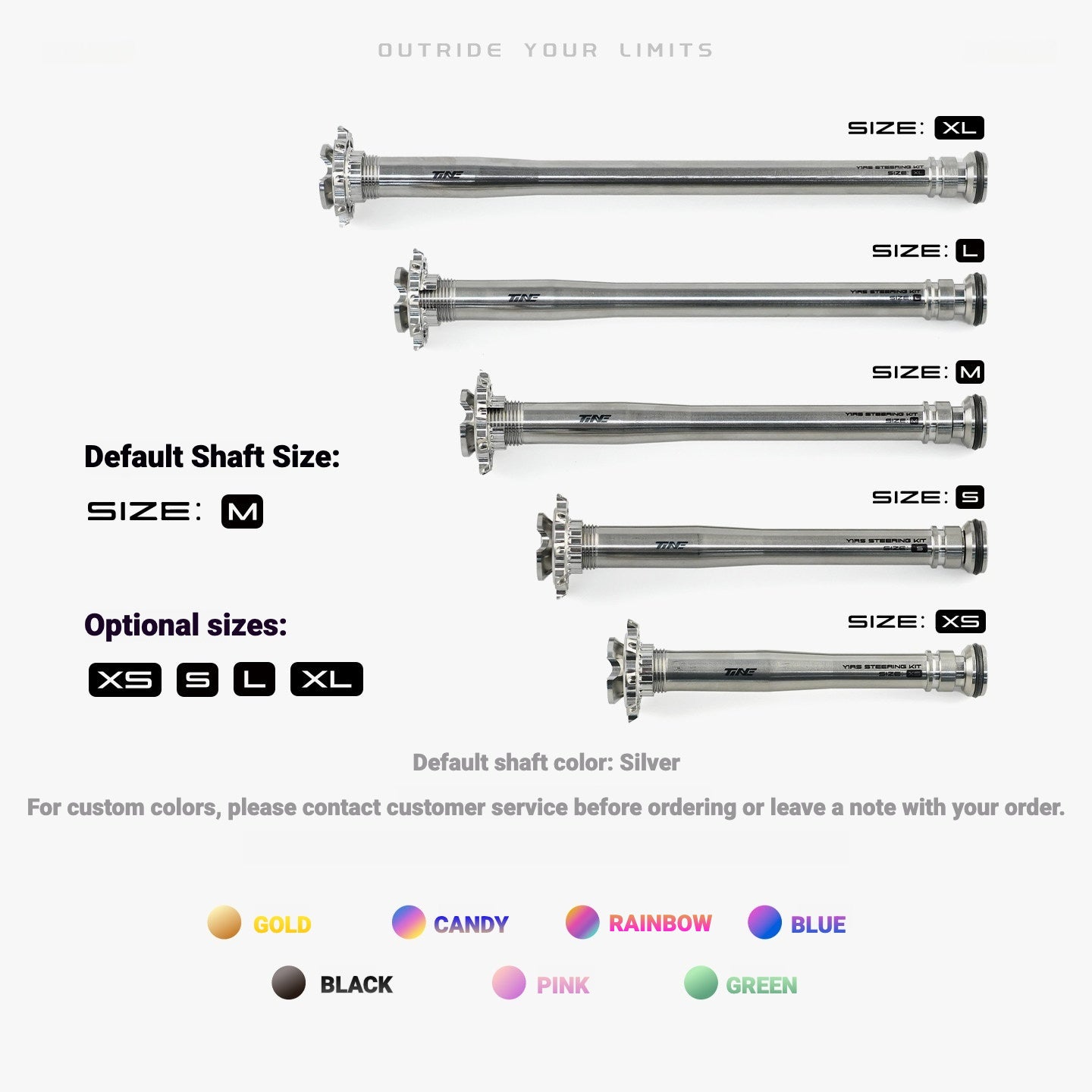 TiNE Ultra-Light Titanium Compression Plug Shaft for Colnago Y1RS | Steerer Upgrade