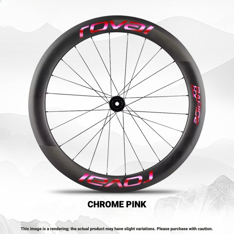 ROVAL RAPIDE CLX II Logo Color Change Sticker | Waterproof | Full Set for Two Wheels + Backup Included