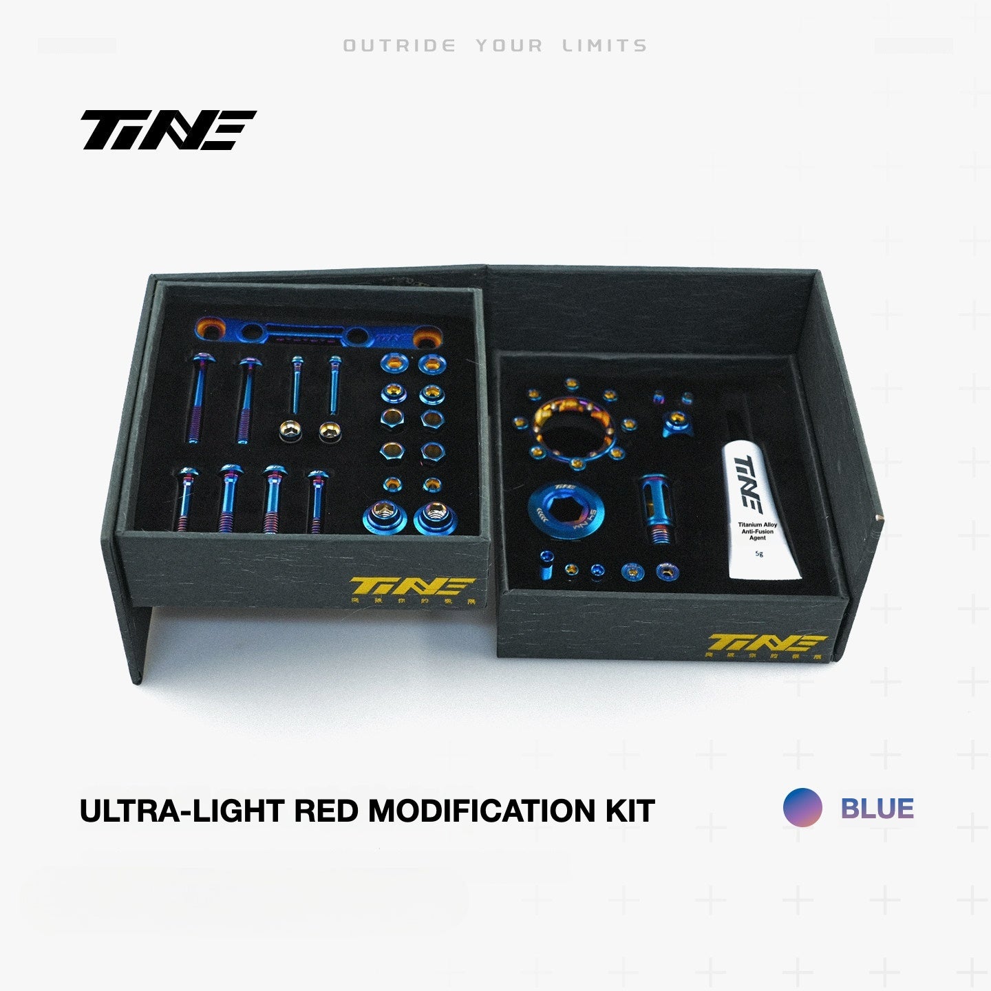 TiNE Titanium Bolt Kit for SRAM RED AXS Derailleur | Ultra-Light 77.7g Upgrade, 45% Weight Reduction