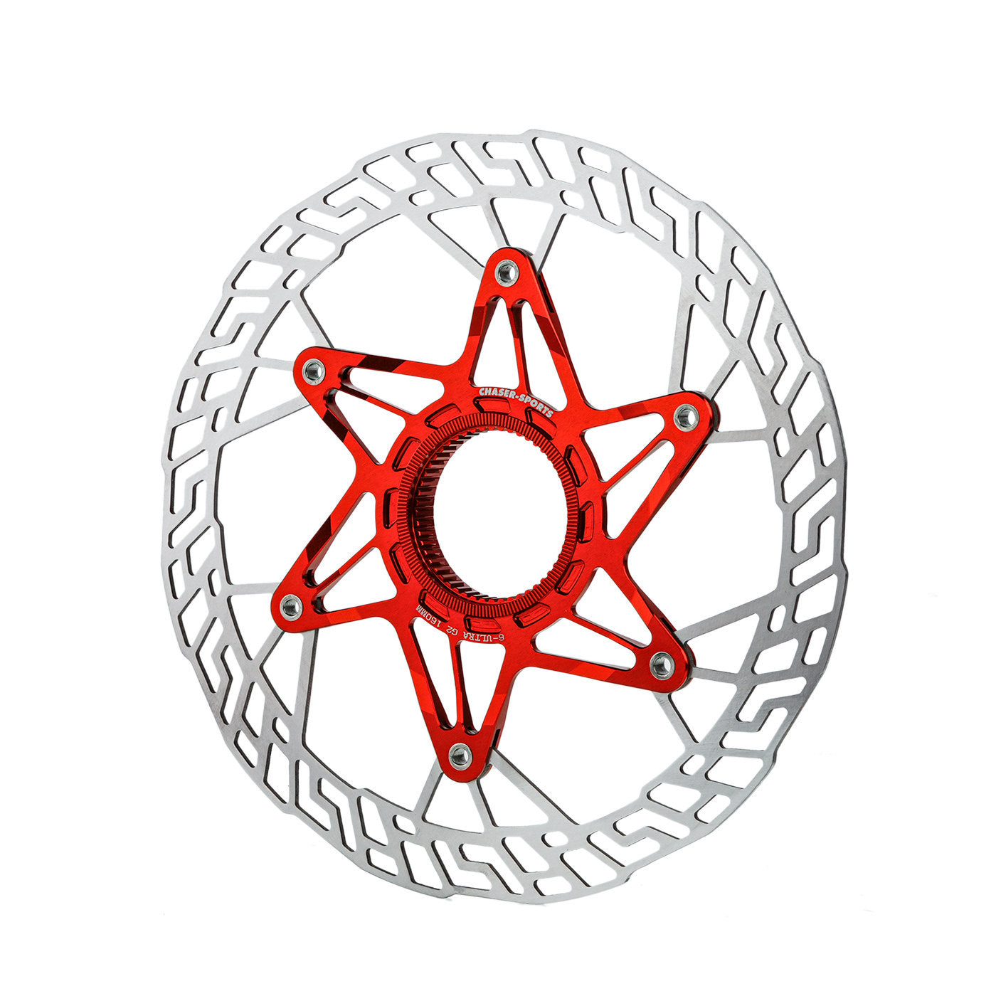 Chaser G2 Ultra-Light Center Lock Disc Brake Rotor 140/160mm | 7075 CNC + SUS420 | Titanium Rivets Upgrade