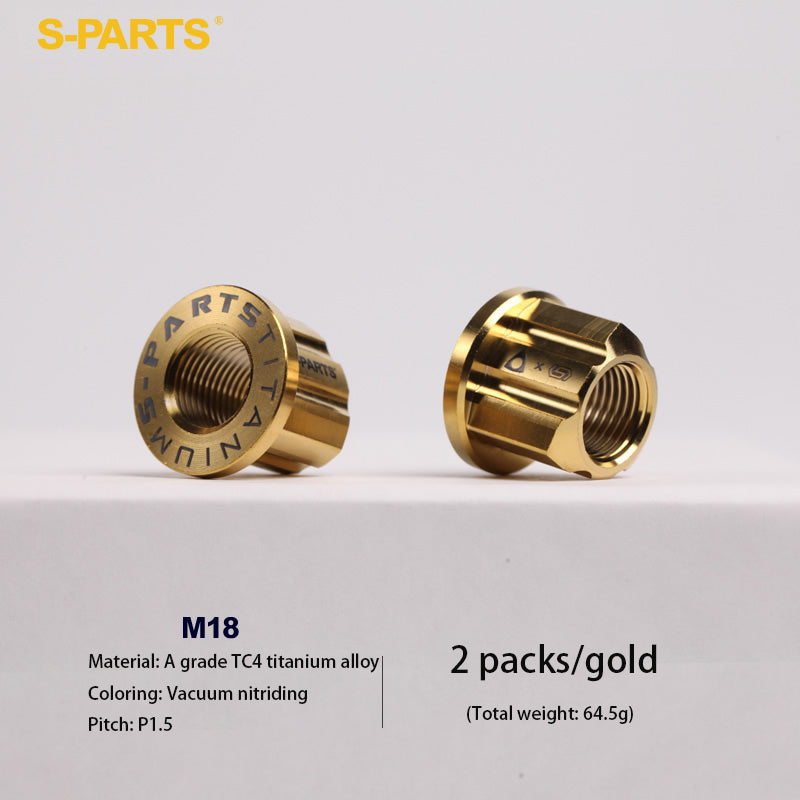 S-parts A3 series M16/18/20 titanium alloy rotor motor nuts electric motorcycle