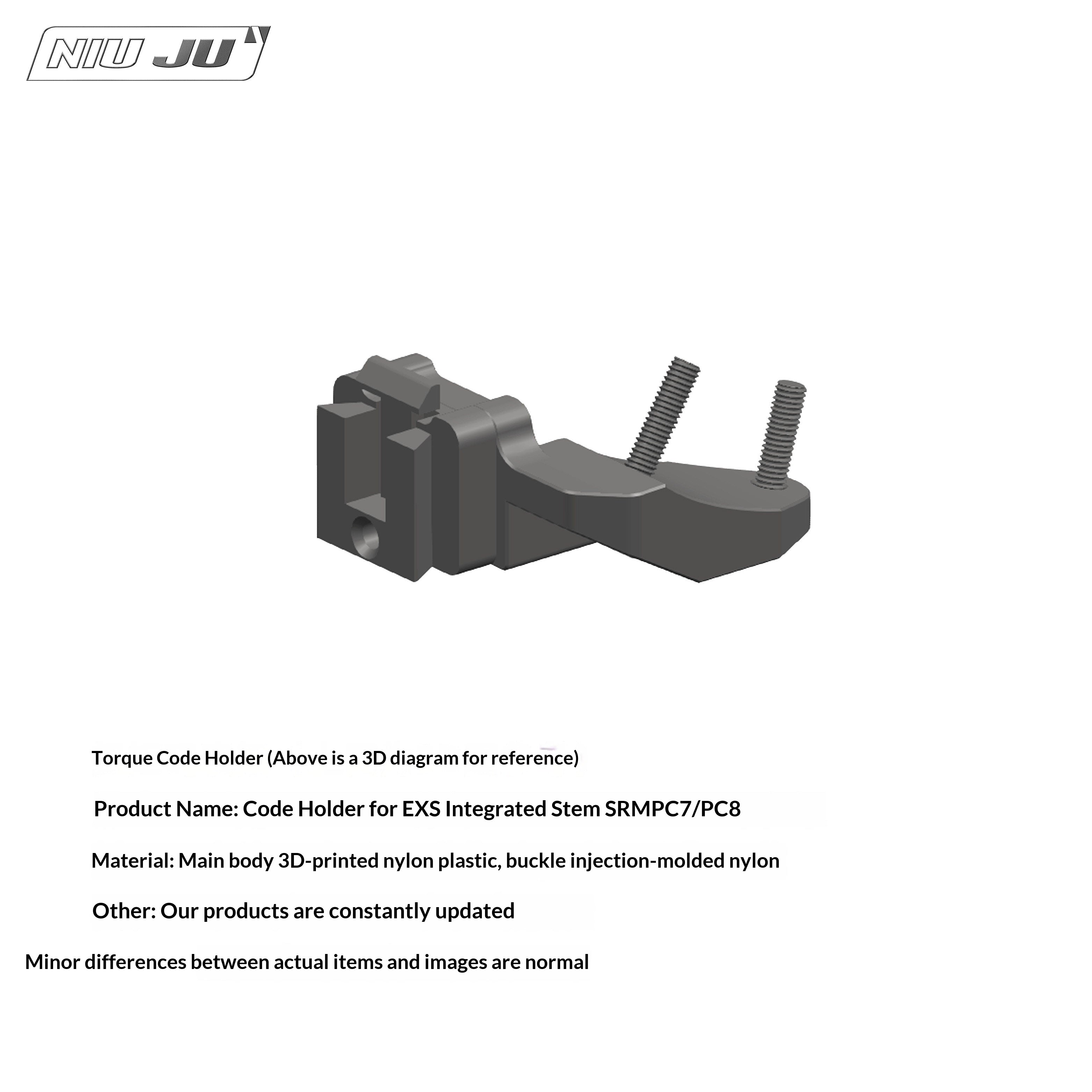 NIUJU EXS AeroVer Computer Mount | High-Strength Garmin 1050 Integrated Cockpit Mount