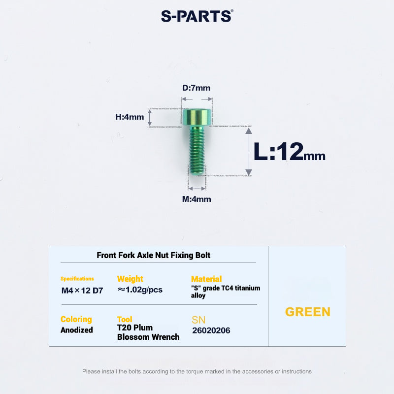 Cervélo S5 Titanium Bolt Kit – Full Frame Lightweight Upgrade Set | CNC TC4 Ti Bolts for Cervélo S5