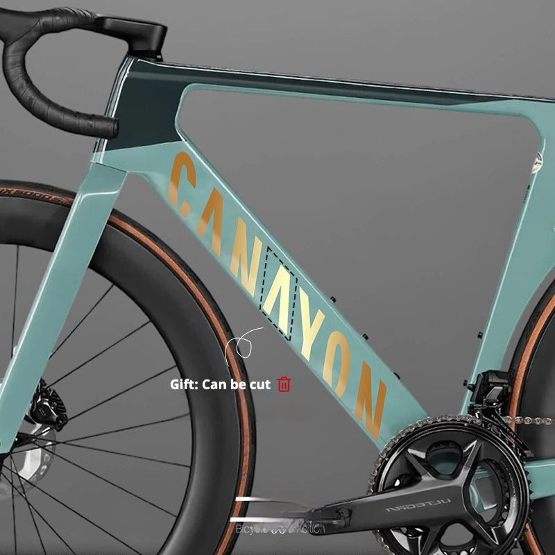 Canyon Aeroad CF SLX 8 Logo Color Change Decal Kit | Waterproof Removable Stickers | 19 Custom Colors