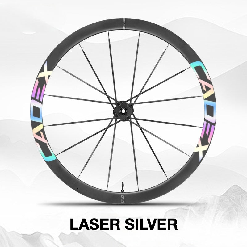 Cadex MAX 40 Wheel Decal Sticker Kit – Logo Cover & Color Customization