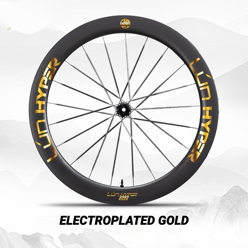 Infinity Logo Decals for Lún HYPER 5 D60 Gen 5 Wheelset | Waterproof Rim Overlay Stickers(Complete Decal Set for Two Wheels + Spare Decals Included)