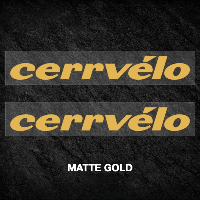 Custom OEM Logo Decals for 2026 Cervélo S5 Road Bike Frame | Waterproof Overlay Stickers
