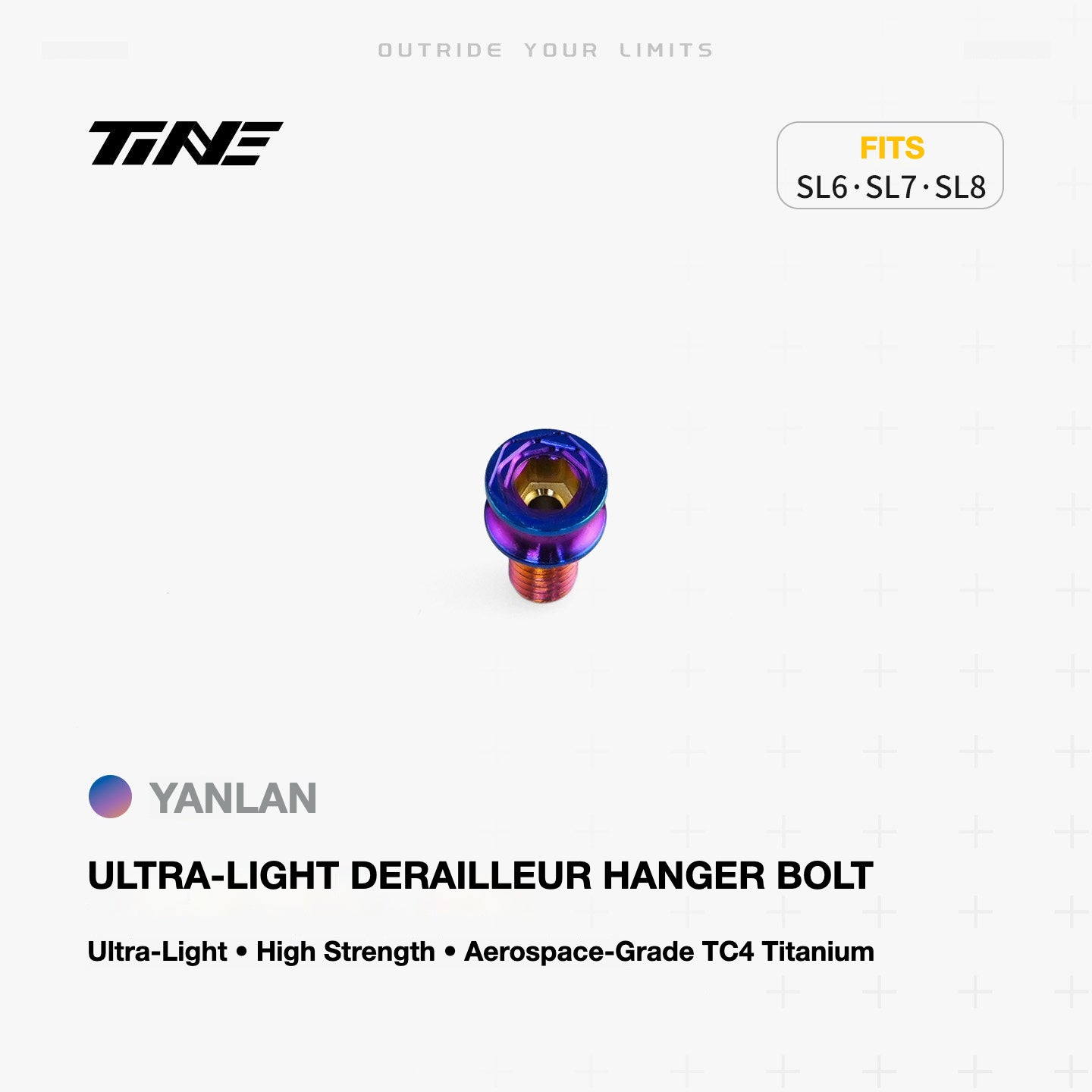 TiNE Ultra-Light Titanium Rear Derailleur Hanger Bolts for Specialized Tarmac SL6 SL7 SL8 | 0.9g
