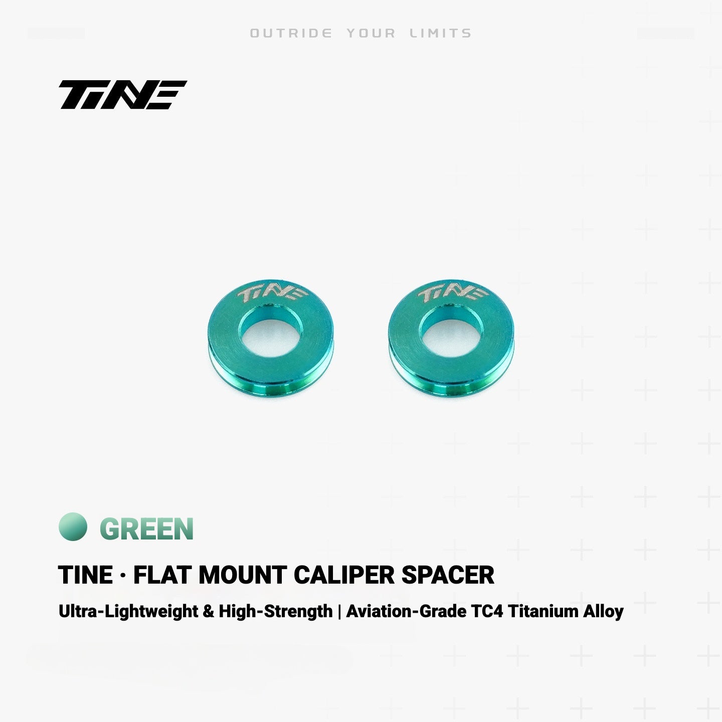 TiNE Ultra-Light Flat Mount Brake Caliper Spacer for Road Bikes