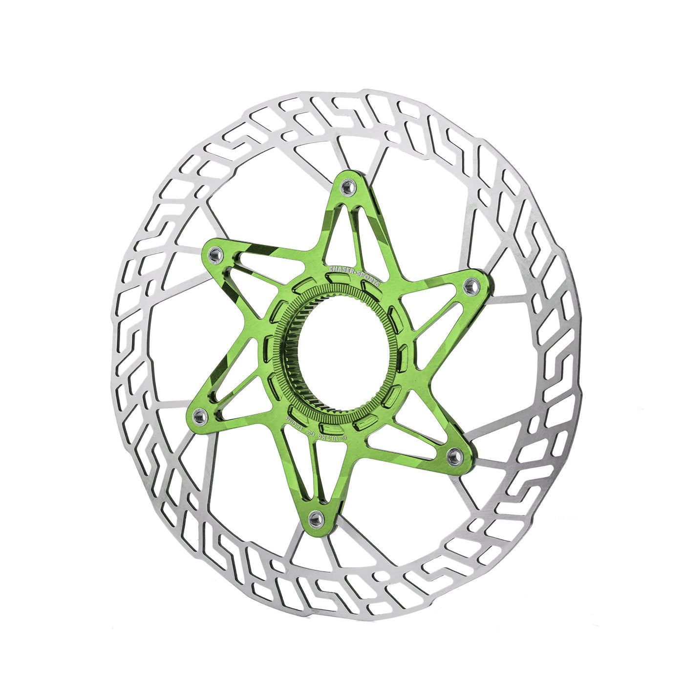 Chaser G2 Ultra-Light Center Lock Disc Brake Rotor 140/160mm | 7075 CNC + SUS420 | Titanium Rivets Upgrade