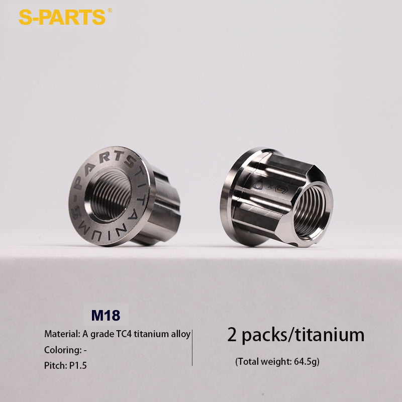 S-parts A3 series M16/18/20 titanium alloy rotor motor nuts electric motorcycle