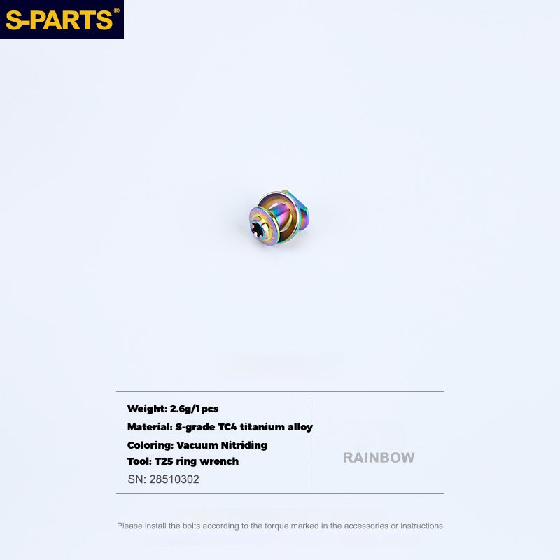 S-PARTS Titanium Alloy eeBrakes C-Clamp Screw Adapter Series