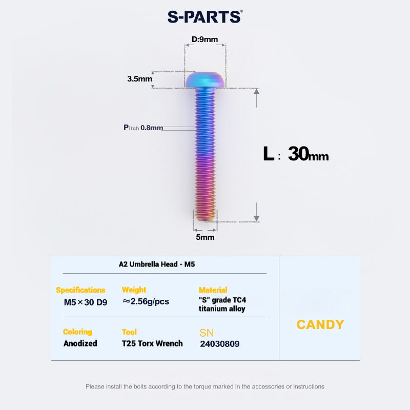 S-PARTS Titanium Bolt Upgrade Kit for SRAM MAVEN Brakes | CNC Precision | Lightweight | Full Color Options