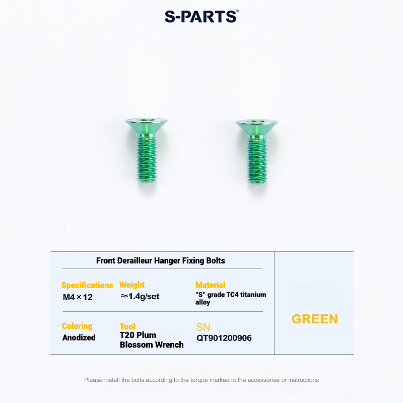 Cervélo S5 Titanium Bolt Kit – Full Frame Lightweight Upgrade Set | CNC TC4 Ti Bolts for Cervélo S5