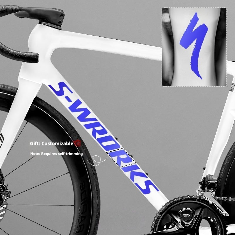 Tarmac SL8 Logo Decal Stickers – 2 Down Tube + 1 Head Tube for Specialized S-WORKS