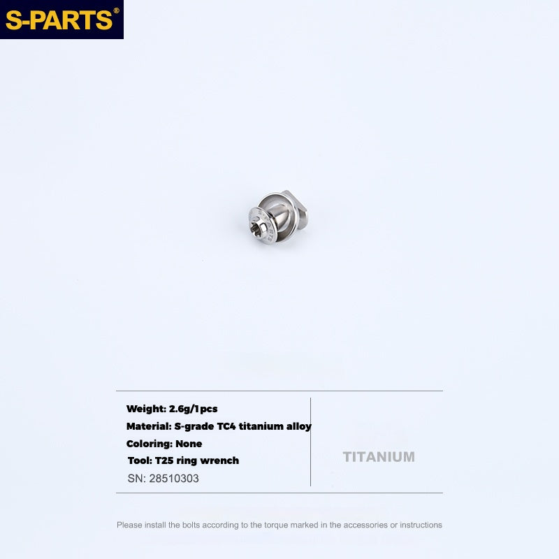 S-PARTS Titanium Alloy eeBrakes C-Clamp Screw Adapter Series