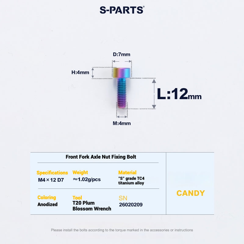Cervélo S5 Titanium Bolt Kit – Full Frame Lightweight Upgrade Set | CNC TC4 Ti Bolts for Cervélo S5