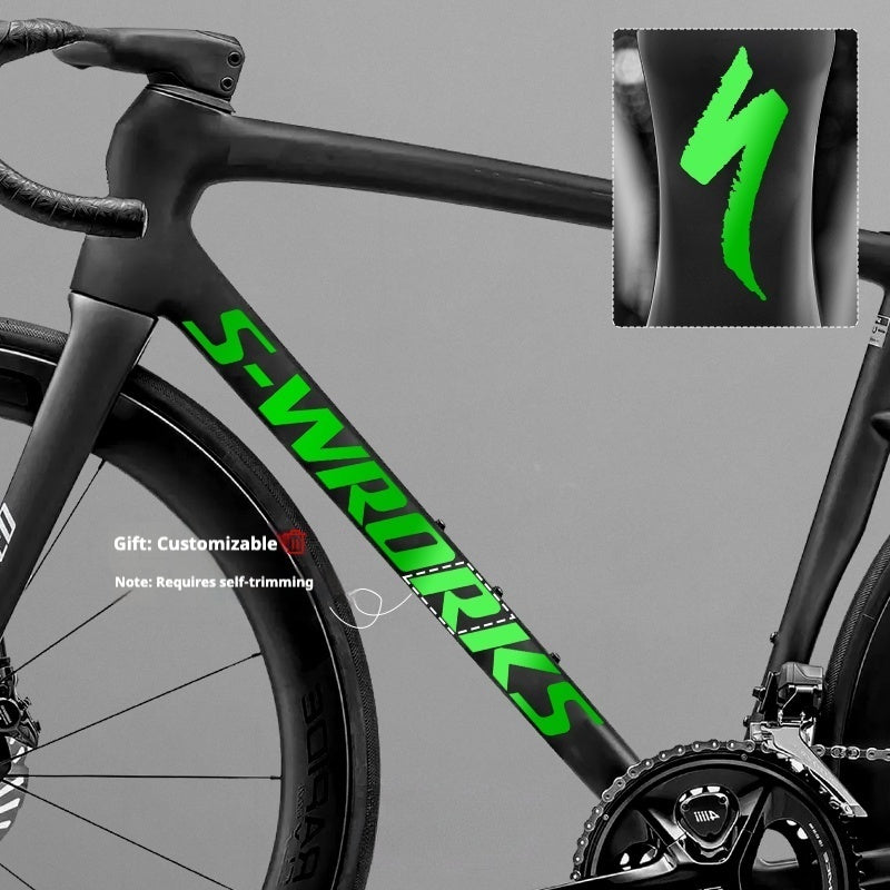 Tarmac SL8 Logo Decal Stickers – 2 Down Tube + 1 Head Tube for Specialized S-WORKS