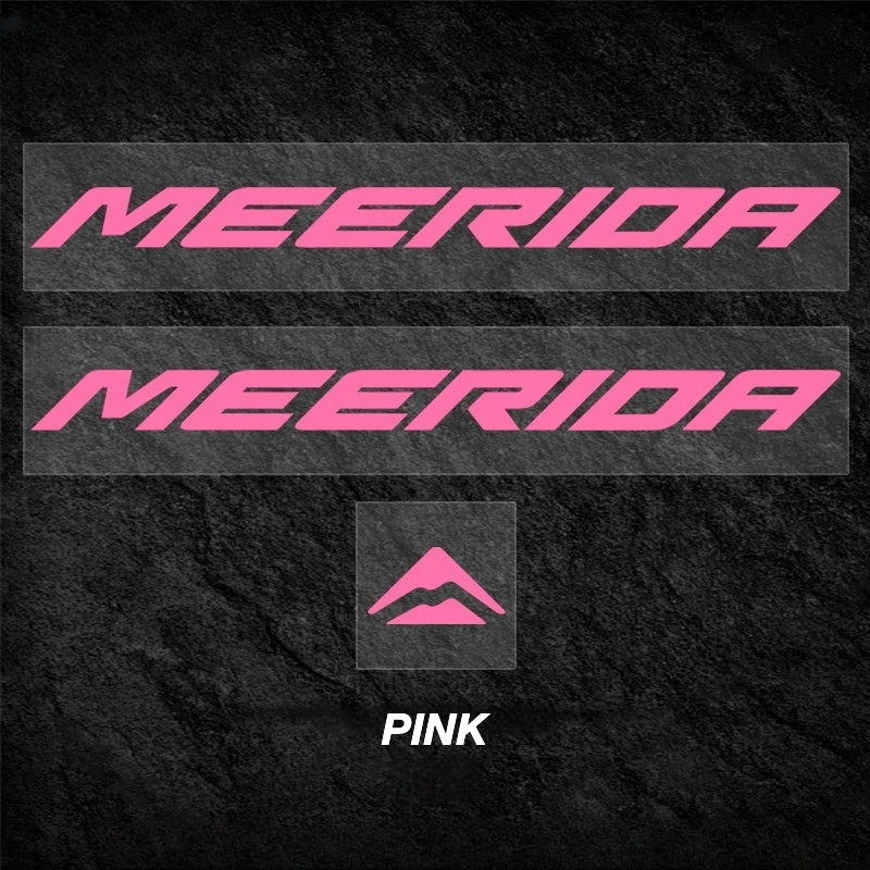 Custom OEM Logo Decals for Merida Reacto 700 Road Bike Frame | Waterproof Overlay Stickers