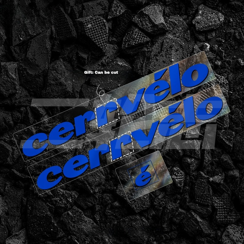 2023 cervelo S5 Frame Logo Color Decals|Down Tube & Head Tube Sticker Kit|48–56