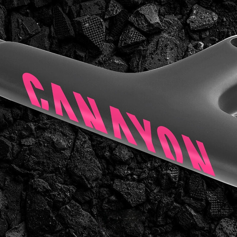 Canyon AEROAD CF SLX 8 Road Bike Handlebar Logo Stickers | Waterproof Color Change Decals