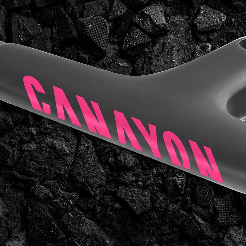 Road Bike Frame Decal Kit | Down Tube Decals ×2 + Integrated Handlebar Decal | Compatible with Canyon Aeroad CFR / CF SLX / CF SLX 8