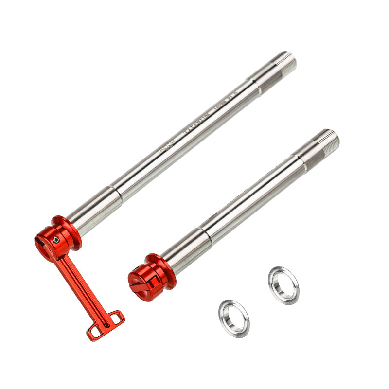 CHASER 12mm Titanium Thru Axle Set for Trek Madone Gen6 / Gen7 / Gen8 | Ultralight Hidden Lever Quick Release